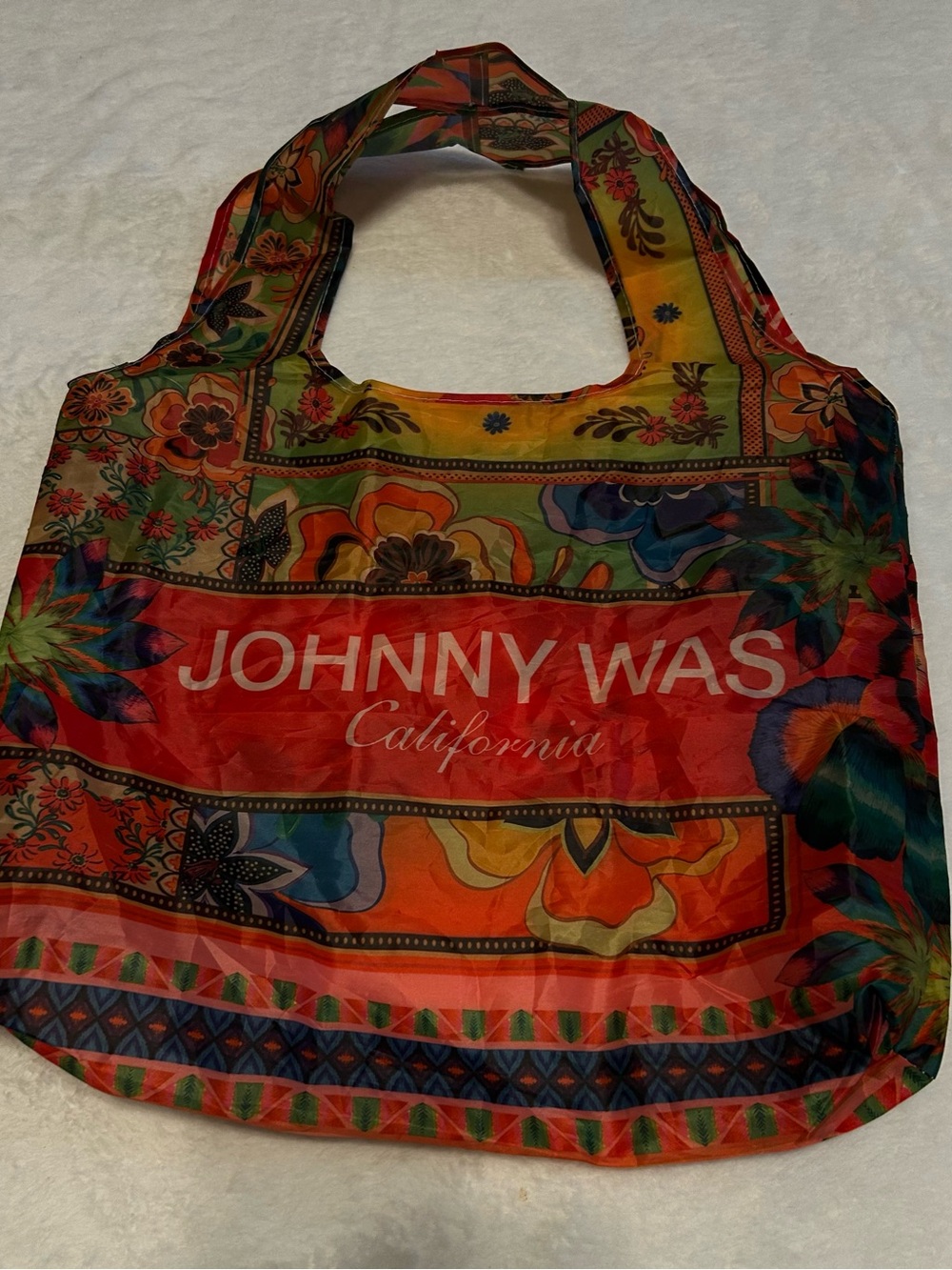 Johnny Was California. Nylon Tote BOHO FLORAL